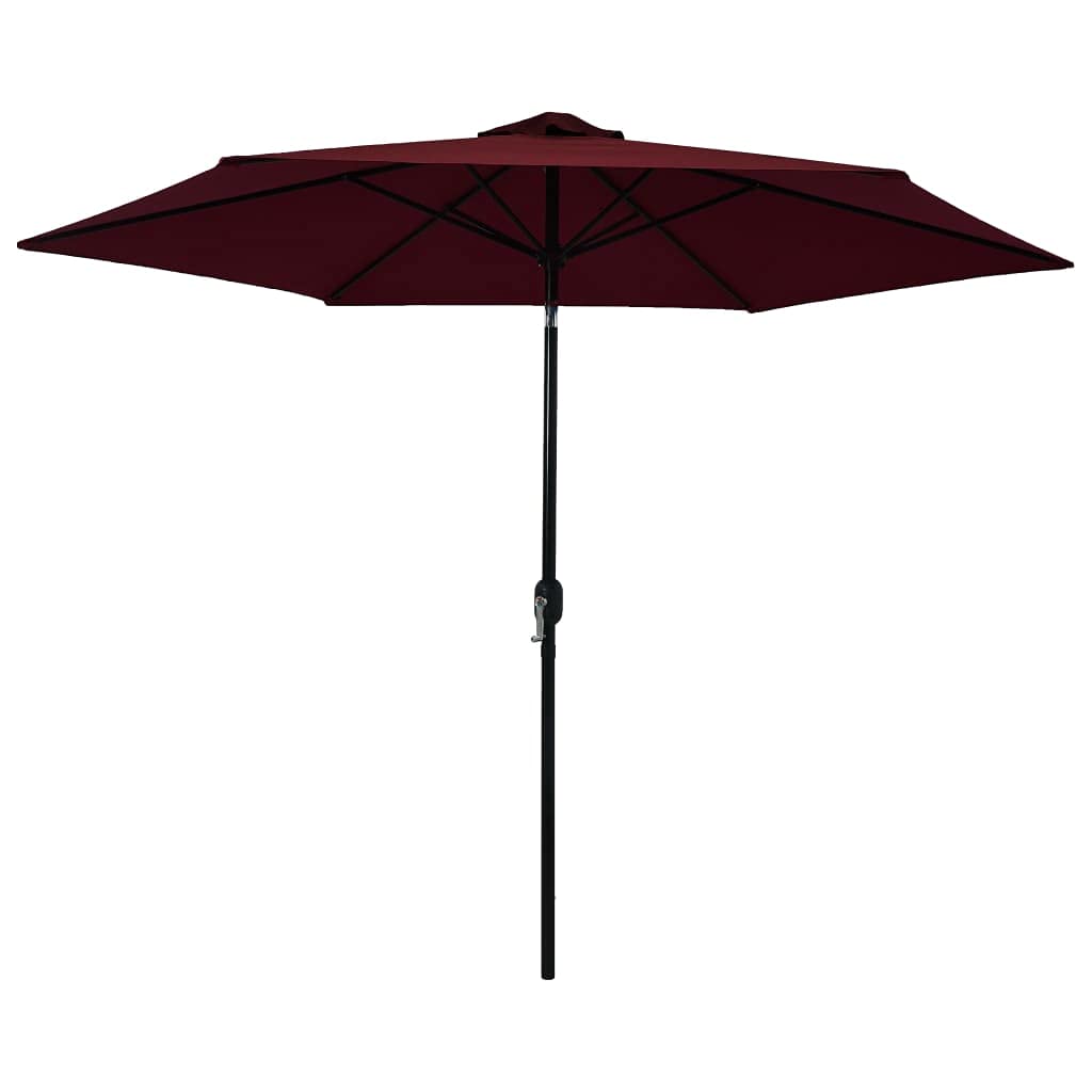 Toile de parasol rouge bordeaux