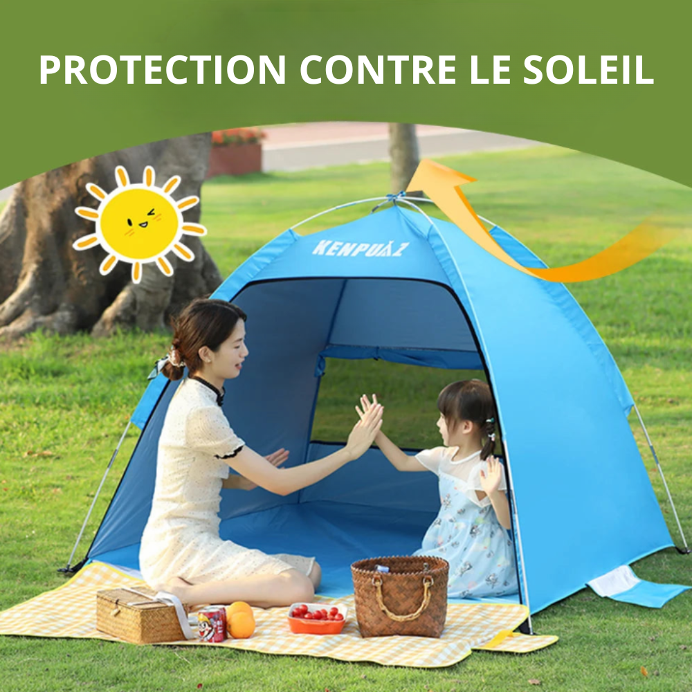 Tente de plage bleu pour enfant