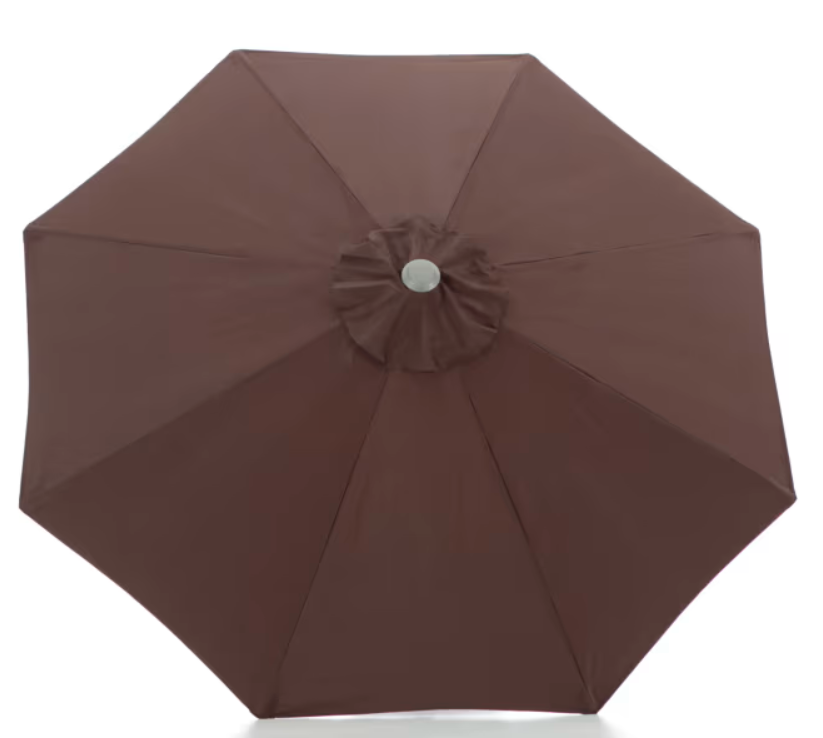 Toile de parasol marron