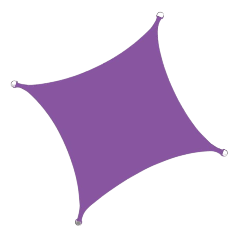 Voile d'ombrage Rectangulaire Violet